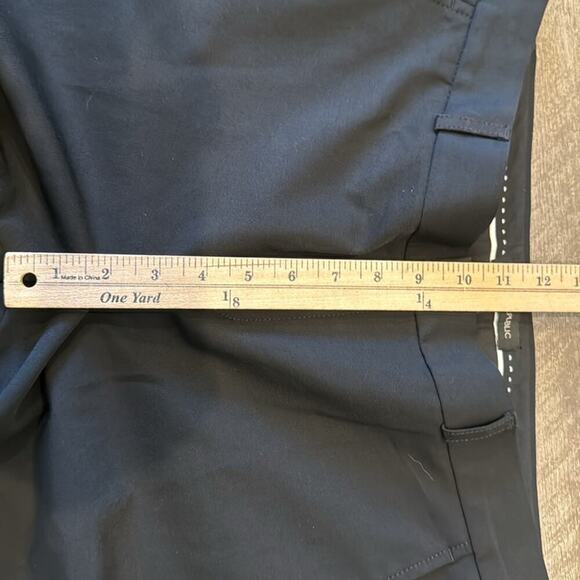 Banana Republic Women's Slim Straight Ankle Trouser Pant Black Size 12 Short - Picture 5 of 9